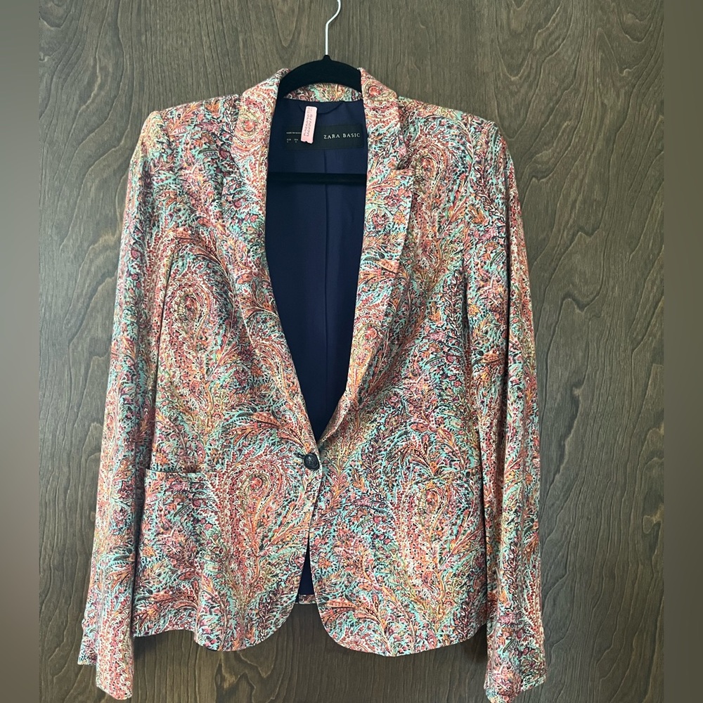 Floral and Paisley Jacket.